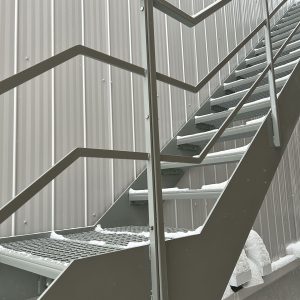 Escalier en acier galvanisé
